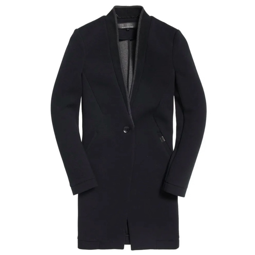 [SOLD on Mercari] Superdry Black Longline Blazer Jacket